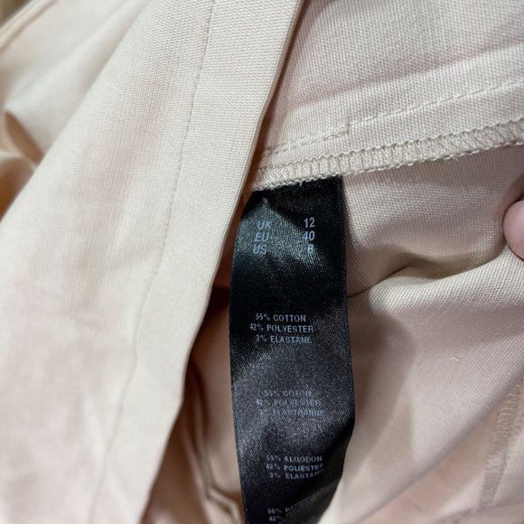 ASOS Women's Minimalist Short Sleeves Pleated Skater Dress with Under Skirt Size - Picture 8 of 8